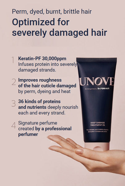 UNOVE Deep Damage Treatment EX Tender Bloom 207ml from Korea by UNOVE