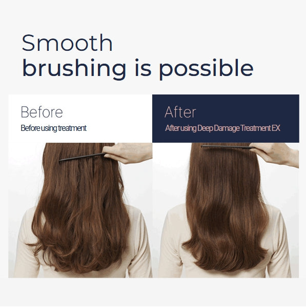 UNOVE Deep Damage Repair Shampoo 500g + Treatment EX Warm Petals 320ml from Korea by UNOVE