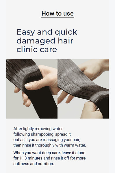 UNOVE Deep Damage Repair Shampoo 500g + Treatment EX Tender Bloom 320ml from Korea by UNOVE