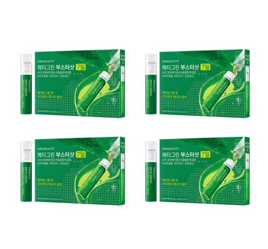 4 x VITALBEAUTIE Meta Green Booster Shot 7Days (7EA) from Korea