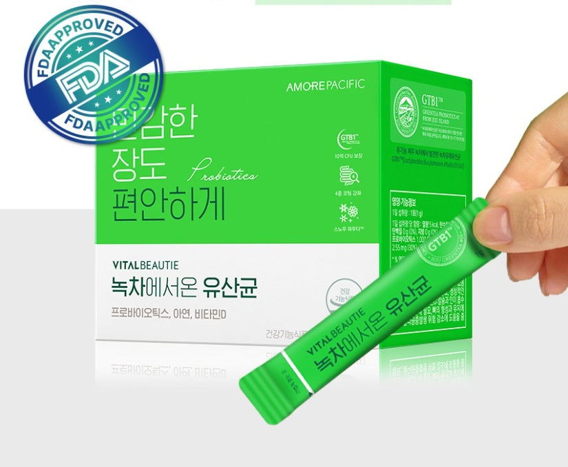 2 x VITALBEAUTIE Probiotics from Green Tea (60-day supply) from Korea