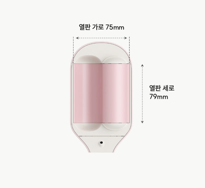 VODANA Glow W Styler 40mm Ivory Mood, Universal Voltage from Korea