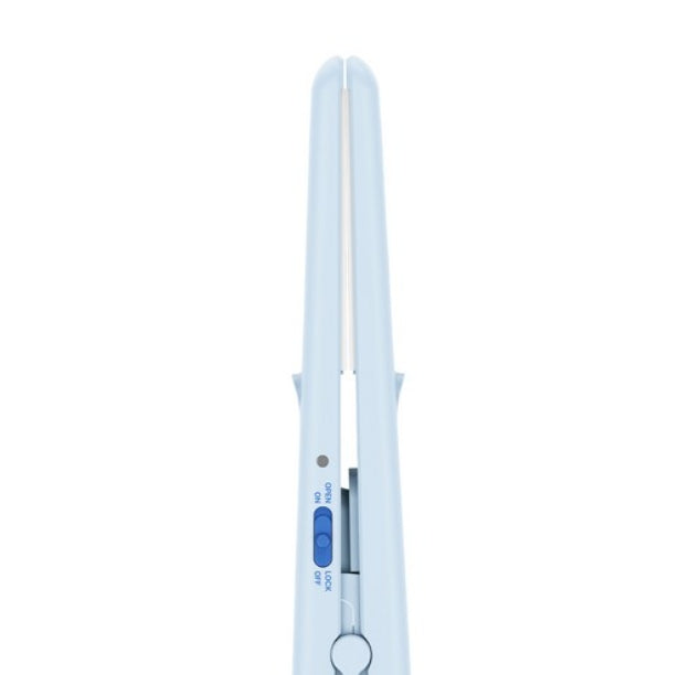 VODANA Pocket Mini Flat Iron Creamy Blue, Free-voltage from Korea