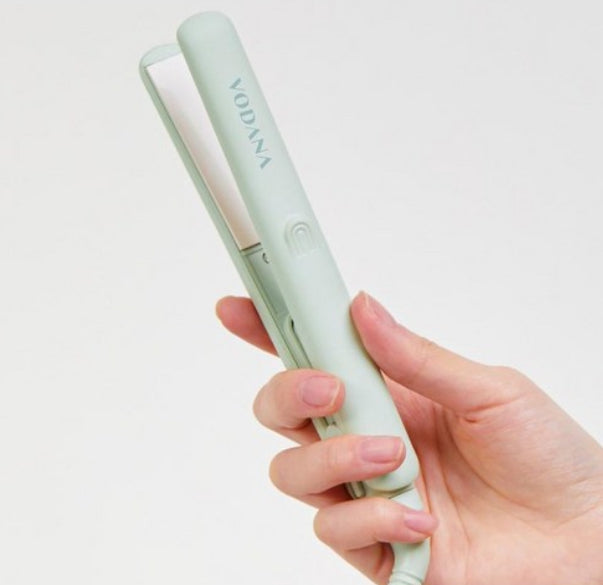 VODANA Pocket Mini Flat Iron Melange Green, Free-voltage from Korea