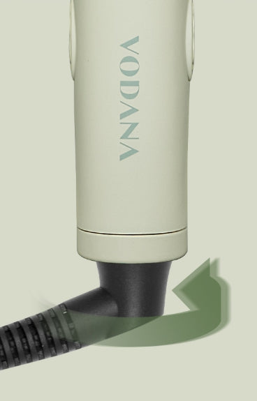 VODANA Pro Salon 2in1 Iron Melange Green, Free-voltage from Korea
