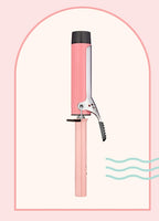 VODANA SWEET BOX Pink 36mm (Glam Wave Curling Iron 36mm Pink Colour + 2 items) from Korea_H by VODANA