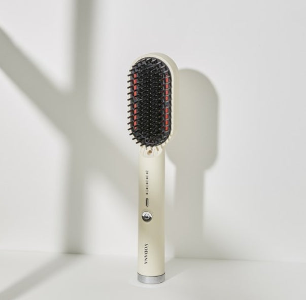VODANA Volume & Straight Heat Brush, Universal Voltage from Korea