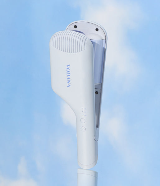 VODANA Triple Flow Wave Iron 40mm, Cremeblau aus Korea_H