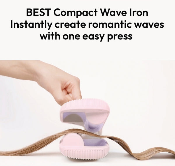 VODANA Compact Wave Iron 38mm Ivory Mood, Dual Voltage from Korea