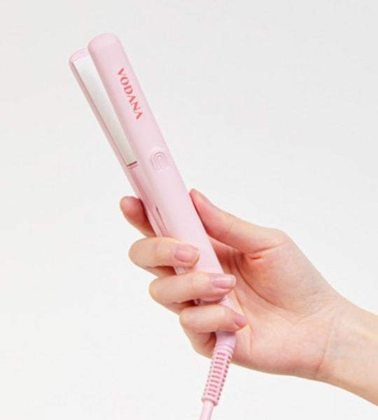 VODANA Pocket Mini Flat Iron Pink Rose, Free-voltage from Korea