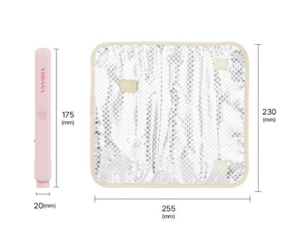 VODANA Pocket Mini Flat Iron Pink Rose, Free-voltage from Korea