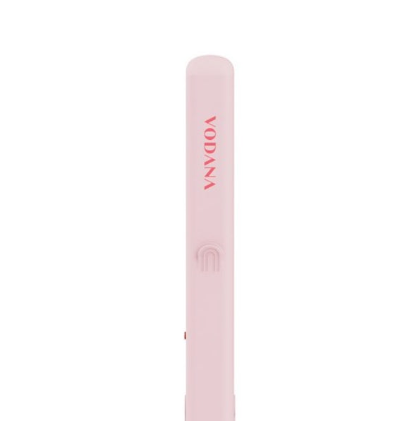 VODANA Pocket Mini Flat Iron Pink Rose, Free-voltage from Korea