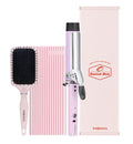 VODANA SWEET BOX Violet 36mm (Glam Wave Curling Iron 36mm Violet Colour + 2 items) from Korea_H by VODANA