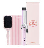 VODANA SWEET BOX Violet 36mm (Glam Wave Curling Iron 36mm Violet Colour + 2 items) from Korea_H by VODANA