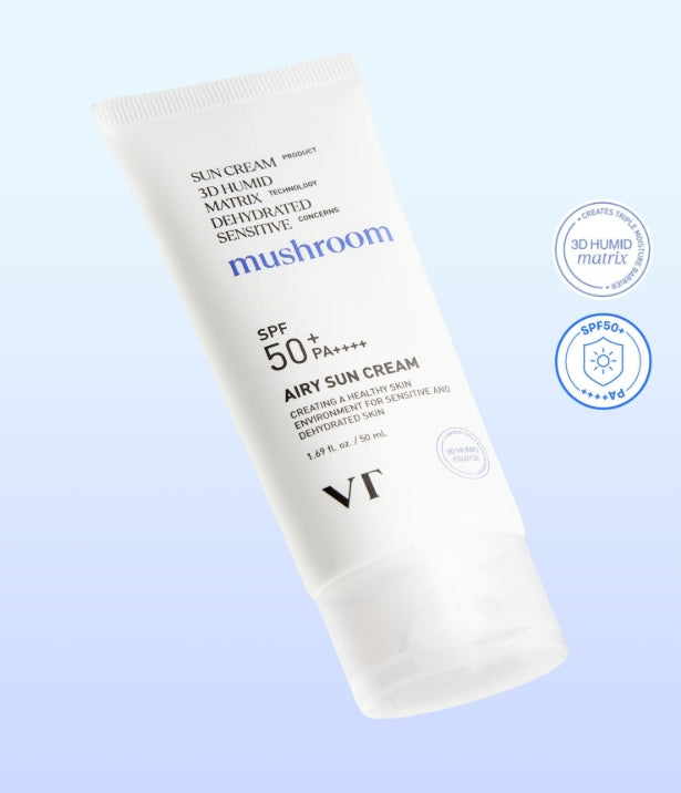 VT COSMETICS Airy Sun Cream 50ml, 50+ PA++++ from Korea