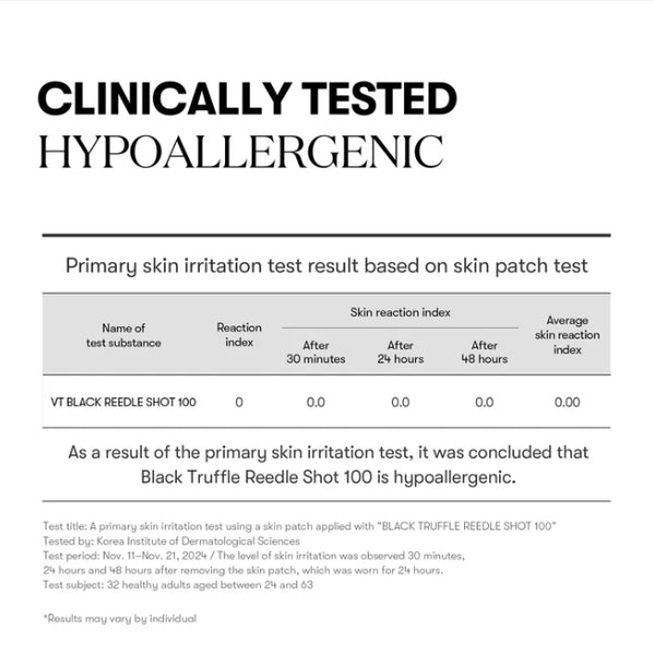 VT COSMETICS Black Truffle Reedle Shot 100, 50ml from Korea