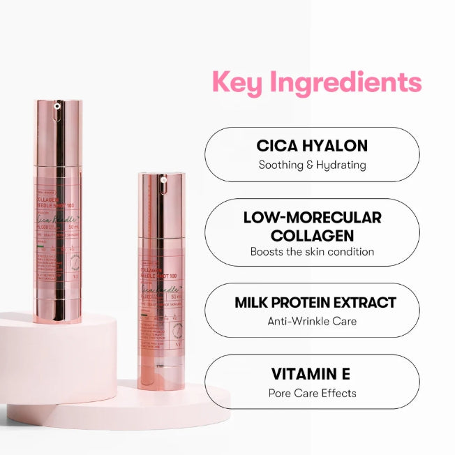 2 x VT COSMETICS Collagen Reedle Shot 100, 50ml from Korea