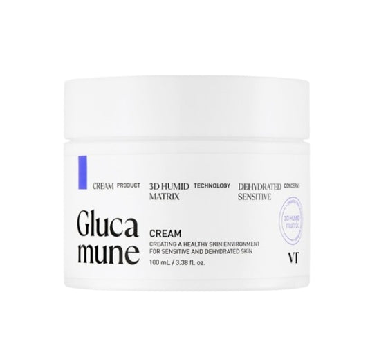 VT COSMETICS Glucamune Cream 100ml - Deep Moisture & Soothing K‑Beauty Cream from Korea