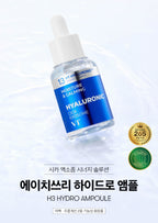 2 x VT COSMETICS H3 Hyaluronic Hydro Ampoule 30ml from Korea