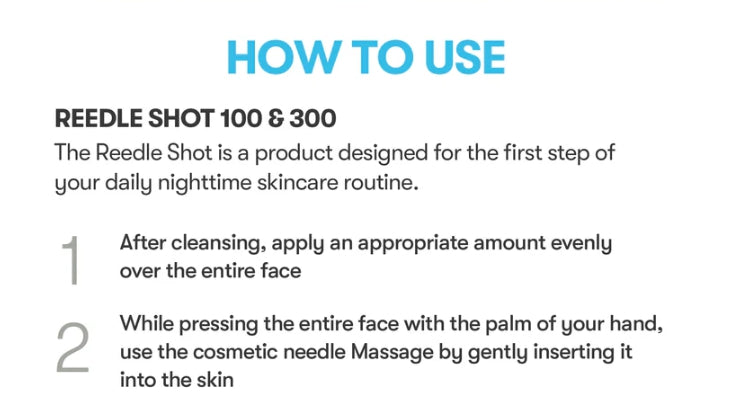 VT COSMETICS Hydrop Reedle Shot 100hL 50ml from Korea