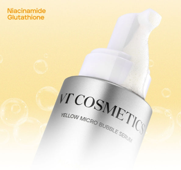 VT COSMETICS Niacinamide Glutathione Yellow Micro Bubble Serum 70ml from Korea