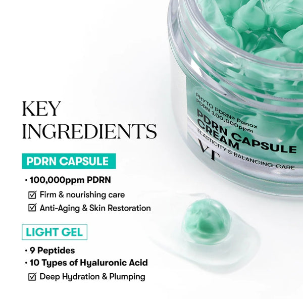VT COSMETICS PDRN CAPSULE CREAM 100 50ml from Korea