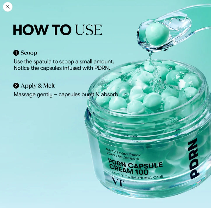 VT COSMETICS PDRN CAPSULE CREAM 100 50ml from Korea