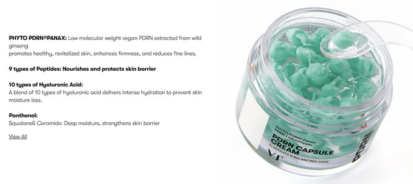 VT COSMETICS PDRN CAPSULE CREAM 100 50ml from Korea