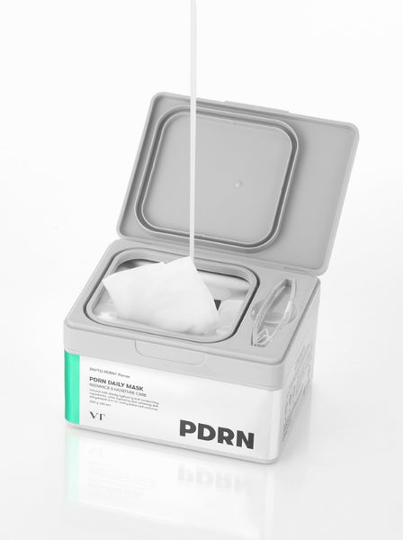 VT COSMETICS PDRN Daily Mask, 30 Sheets - Daily Hydration & Radiance from Korea