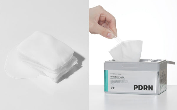 VT COSMETICS PDRN Daily Mask, 30 Sheets - Daily Hydration & Radiance from Korea