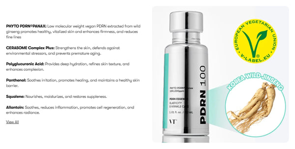 VT COSMETICS PDRN Essence 100 30ml from Korea