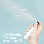 2 x VT COSMETICS PDRN Glow Ampoule 100ml - Radiance & Deep Hydration Mist from Korea