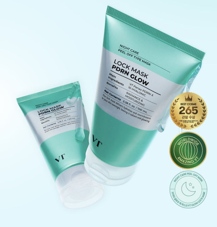 VT COSMETICS PDRN Glow Lock Mask 100ml from Korea