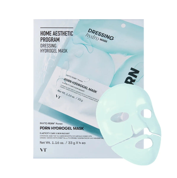 2 x VT COSMETICS PDRN Hydrogel Mask - Deep Hydration & Skin Repair Sheet Mask from Korea