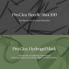6 x VT COSMETICS Pro Cica Reedle Shot 100 2 Step Hydrogel Mask from Korea