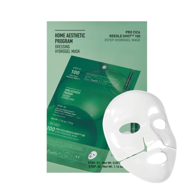 6 x VT COSMETICS Pro Cica Reedle Shot 100 2 Step Hydrogel Mask from Korea