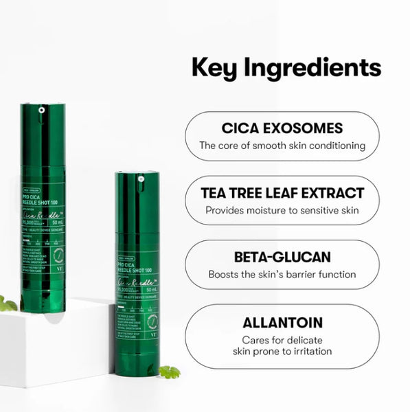 2 x VT COSMETICS Pro Cica Reedle Shot 100, 50ml from Korea
