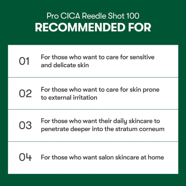 VT COSMETICS Pro Cica Reedle Shot 100, 50ml from Korea