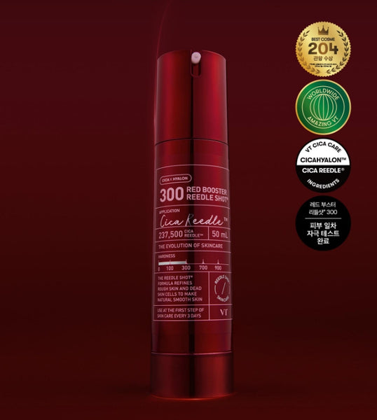 2 x VT COSMETICS Red Booster Reedle Shot 300, 50ml from Korea