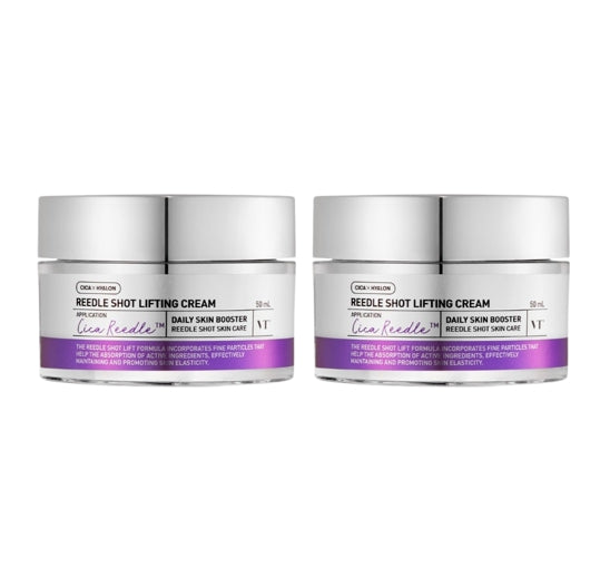 2 x VT COSMETICS Reedle Shot Lifting Cream 50ml – K‑Beauty Daily Skin Booster from Korea