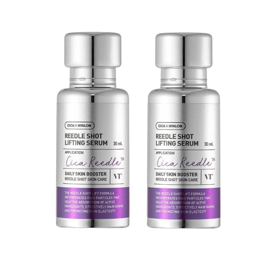 2 x VT COSMETICS Reedle Shot Lifting Serum 30ml – K‑Beauty Firming Booster from Korea