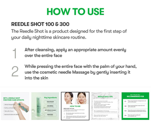 VT COSMETICS Reti-A Reedle Shot 100 50ml from Korea