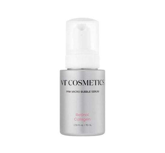 VT COSMETICS Retinol Collagen Pink Micro Bubble Serum 70ml from Korea