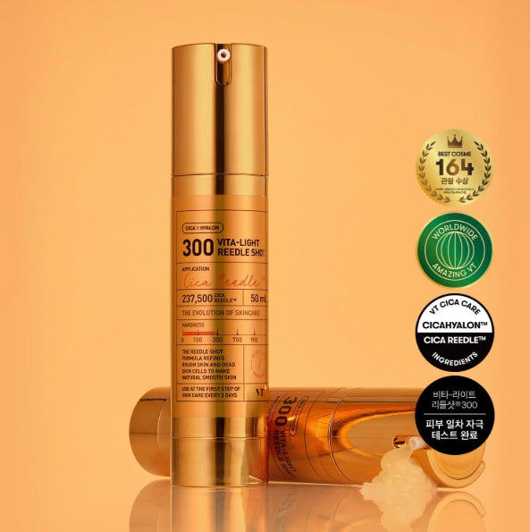 VT COSMETICS Vita-Light Reedle Shot 300 50ml – K‑Beauty Brightening Booster from Korea