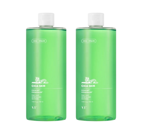 2 x VT COSMETICS Cica Skin 510ml - Soothing Hydrating Daily Toner from Korea