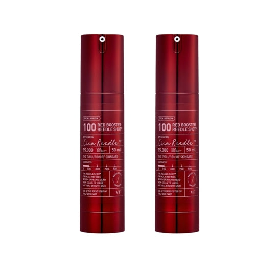 2 x VT COSMETICS Red Booster Reedle Shot 100, 50ml from Korea