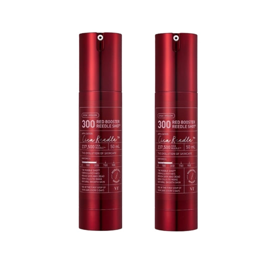 2 x VT COSMETICS Red Booster Reedle Shot 300, 50ml from Korea