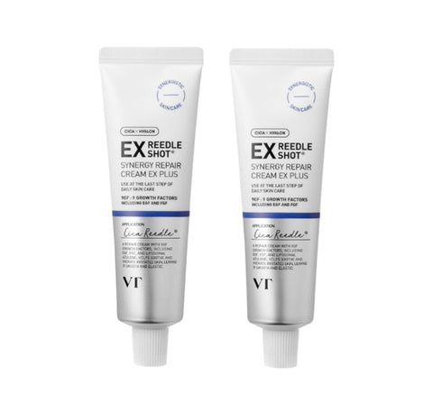 2 x VT COSMETICS Reedle Shot Synergy Repair Cream EX Plus 50ml - Advanced Firming & Repair Cream from Korea
