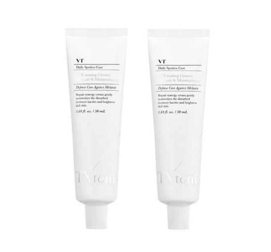 2 x VT COSMETICS TX-Toning Cream 50ml from Korea