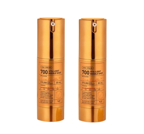 2 x VT COSMETICS Vita-Light Reedle Shot 700, 30ml from Korea